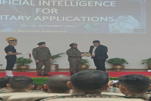 Appreciation award from MCEME